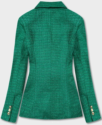 Dwurzędowa marynarka z guzikami zielona (AG3-1981)