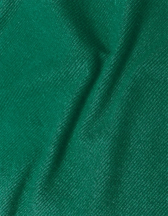  Dopasowana sukienka w prążki z okrągłym dekoltem zielona (5131-13)