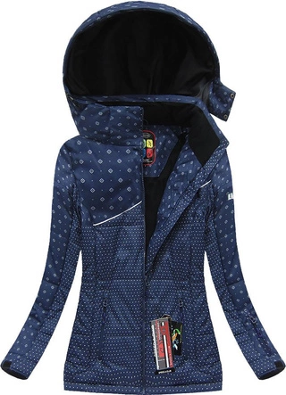 KURTKA ZIMOWA Z MEMBRANĄ GRANATOWA (W332)