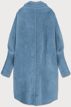 Wełniana narzutka alpaka ice blue (7108)