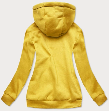 Damska bluza dresowa żółta (w02-28)