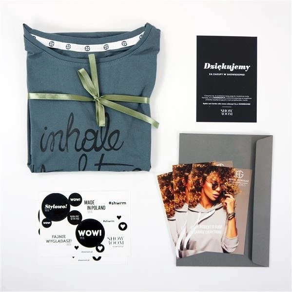 T-SHIRT INHALE THE FUTURE EDYTA GÓRNIAK FOR NAOKO CIEMNOSZARY (INHALE)