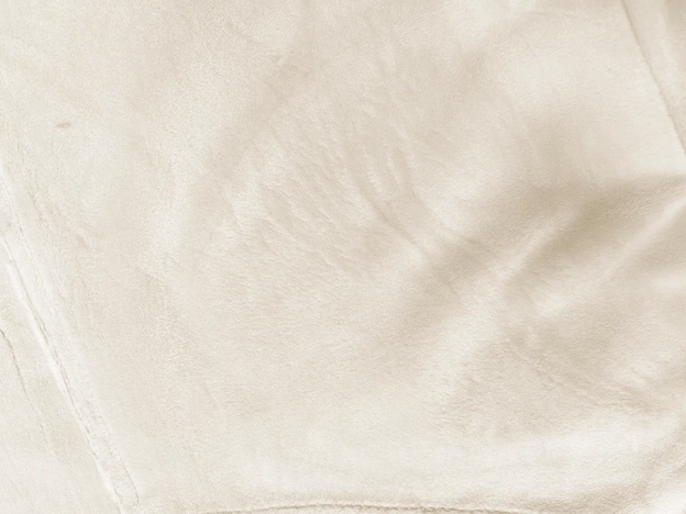 Welurowy dres damski ecru (8C1173-132)