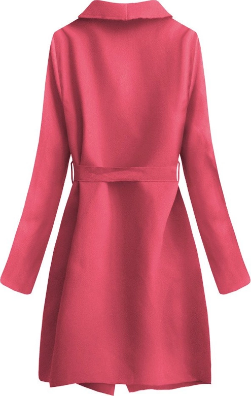 MINIMALISTYCZNY PŁASZCZYK RÓŻOWY (552ART)