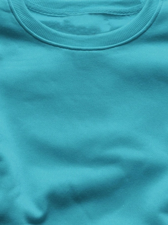 Bluza dresowa damska ze ściągaczami niebieska (W01-62)