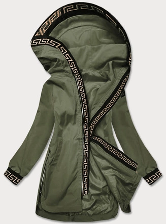 PROSTA DAMSKA KURTKA KHAKI (B8017-11)