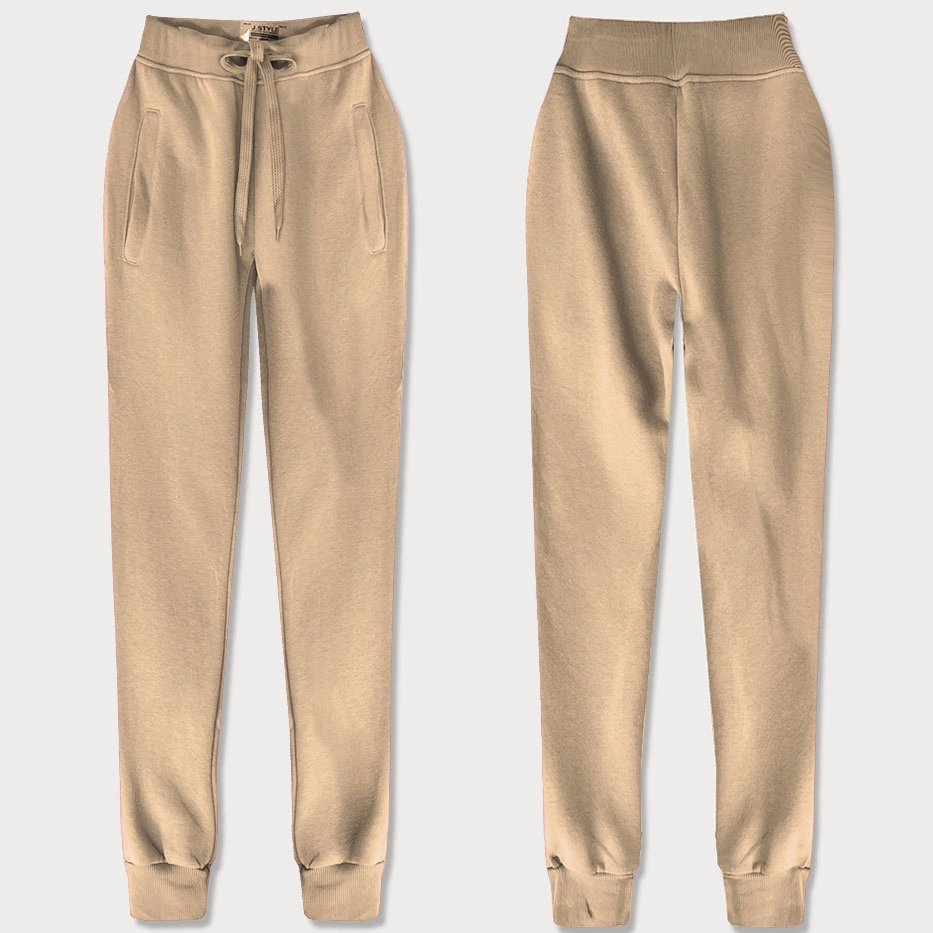 Spodnie dresowe jasny beżowy (CK01-159)