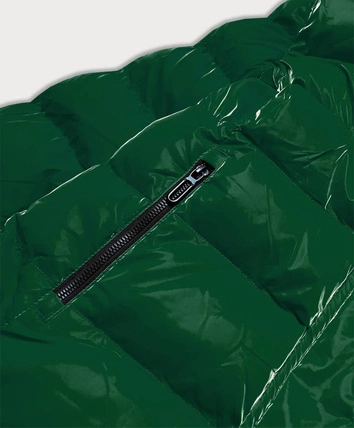 Damska kurtka pikowana zielona (w807#)