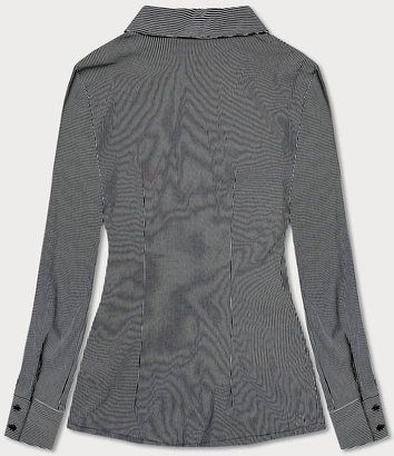 Koszula damska w drobne paseczki granatowa (SSY2026)