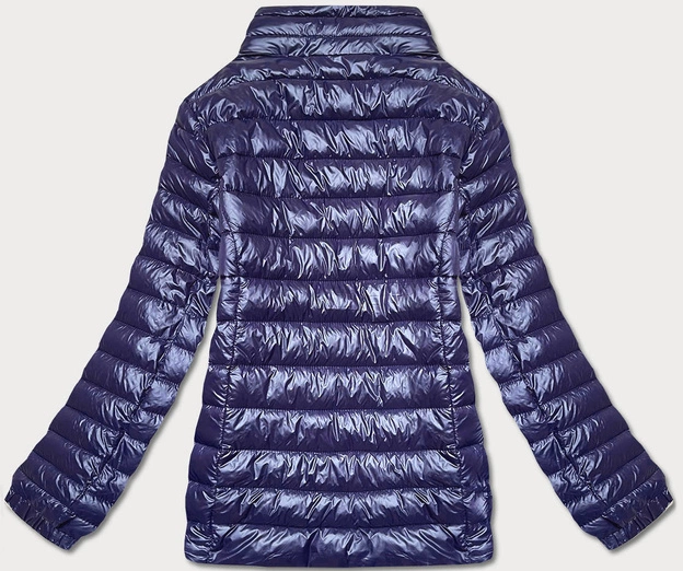 Lekka pikowana kurtka damska granatowa (5M706-215)