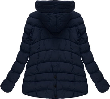 KURTKA Z ZAMKAMI I KAPTUREM GRANATOWA (W269-1)