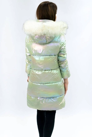 PIKOWANA KURTKA ZIMOWA DAMSKA OPALIZUJĄCA (9039)