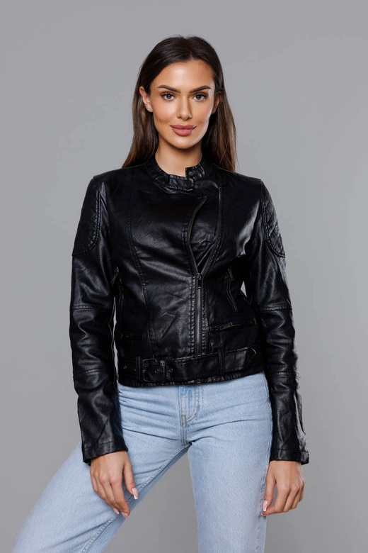 Ramoneska ze stójką czarna (HM39)