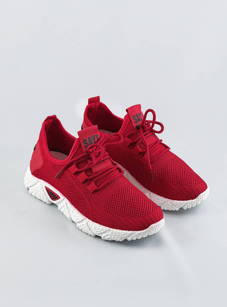 Lekkie buty sportowe damskie czerwone (blx-003)
