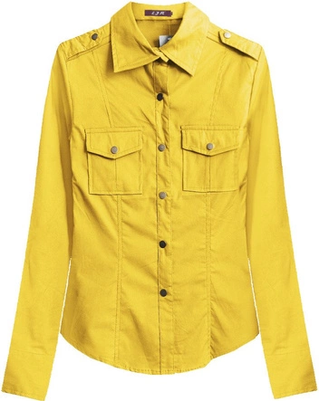 BAWEŁNIANA KOSZULA ŻÓŁTA (1015)