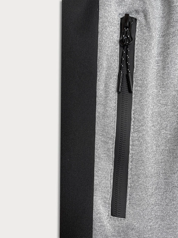 Sportowe spodenki męskie jasnoszare (8K281-2)