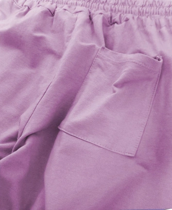 BAWEŁNIANY KOMPLET SPORTOWY DAMSKI LILAC (609ART)