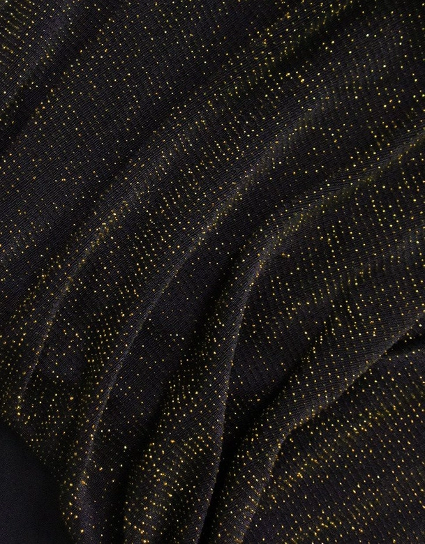 BŁYSZCZĄCE KOPERTOWE BODY CZARNO-ZŁOTE (171ART)