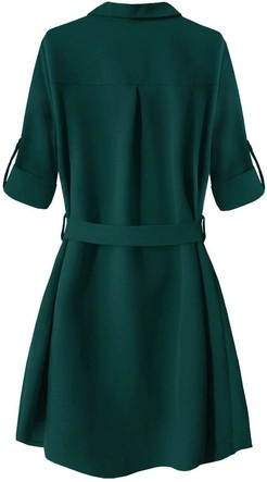 SUKIENKA Z KIESZENIAM, SZMIZJERKA I BUTELKOWA ZIELEŃ (204/1ART)