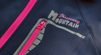 SPORTOWA KURTKA DAMSKA TYPU SOFTSHELL GRANATOWA (HH027)