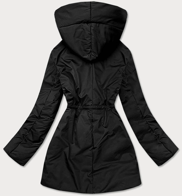 Damska kurtka z kapturem czarna (ho-22)