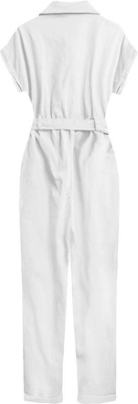 BAWEŁNIANY KOMBINEZON BIAŁY (361ART)