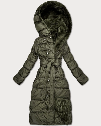 Zimowa kurtka dwustronna futerko Minority khaki (P3-6020-22)