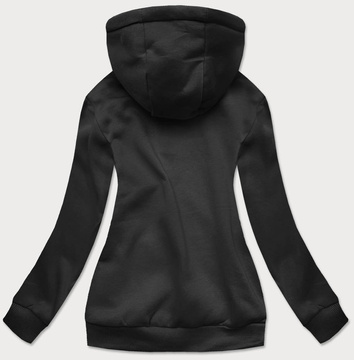 Damska bluza dresowa czarna (w02-3)