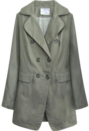ROZKLOSZOWANY PŁASZCZYK KHAKI (94214)