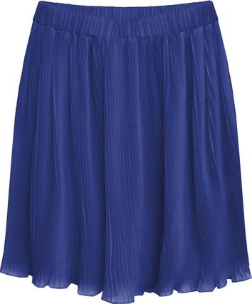 PLISOWANA SPÓDNICA MINI CHABROWA (9229)