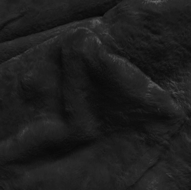 Ciepła kurtka zimowa damska dwustronna khaki-czarna (w610)