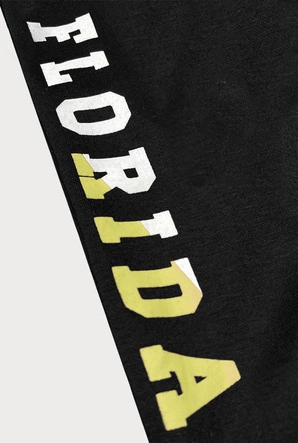 Męskie spodnie dresowe czarne (8K199)