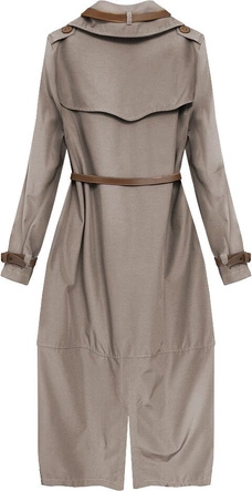 OVERSIZOWY TRENCZ BEŻOWY (557ART)