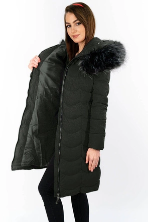 PIKOWANA KURTKA Z KAPTUREM KHAKI (1906)