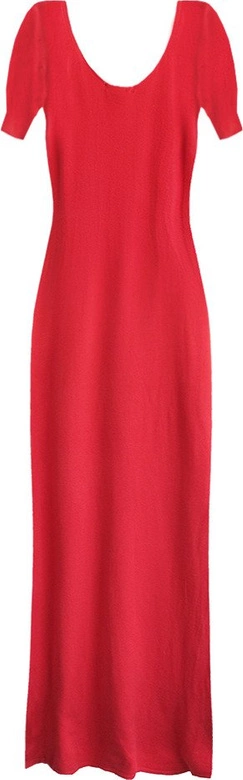 SUKIENKA MAXI CZERWONA (1542/1)