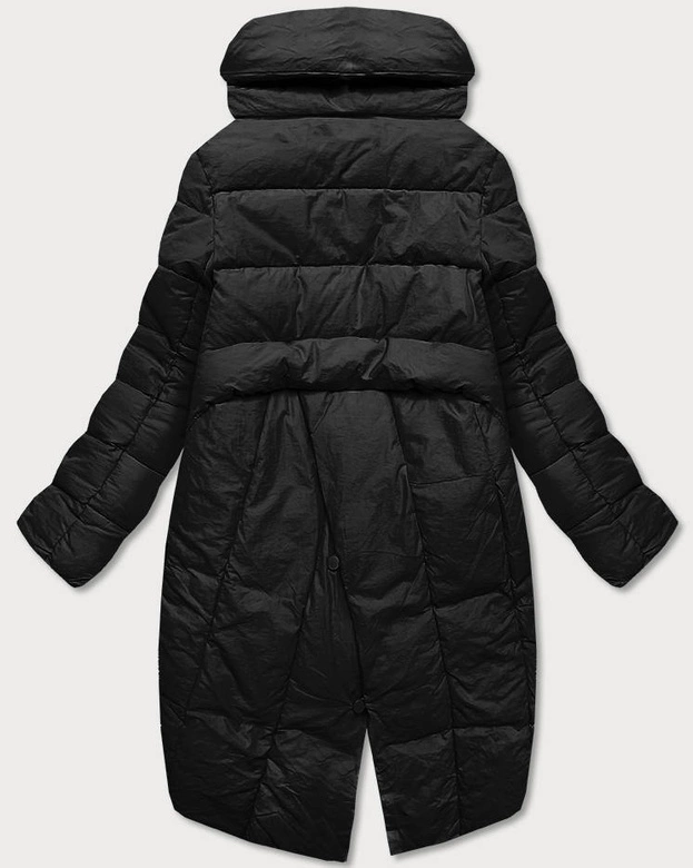 KURTKA DAMSKA OVERSIZE CZARNA (1551)