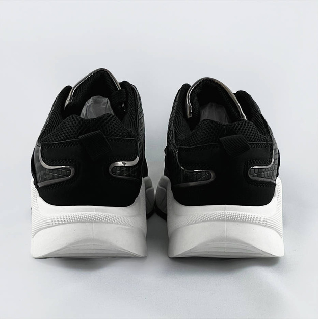 Sportowe buty damskie czarne (6348)