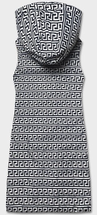 Dwustronna kamizelka z kapturem granatowa (16M9066-215)