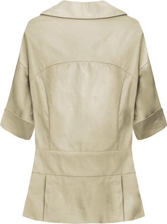 ŻAKIET Z RĘKAWEM 3/4 BEŻOWY (319/1ART)