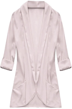 NARZUTKA Z RĘKAWEM 3/4 PUDROWY RÓŻ (92ART)