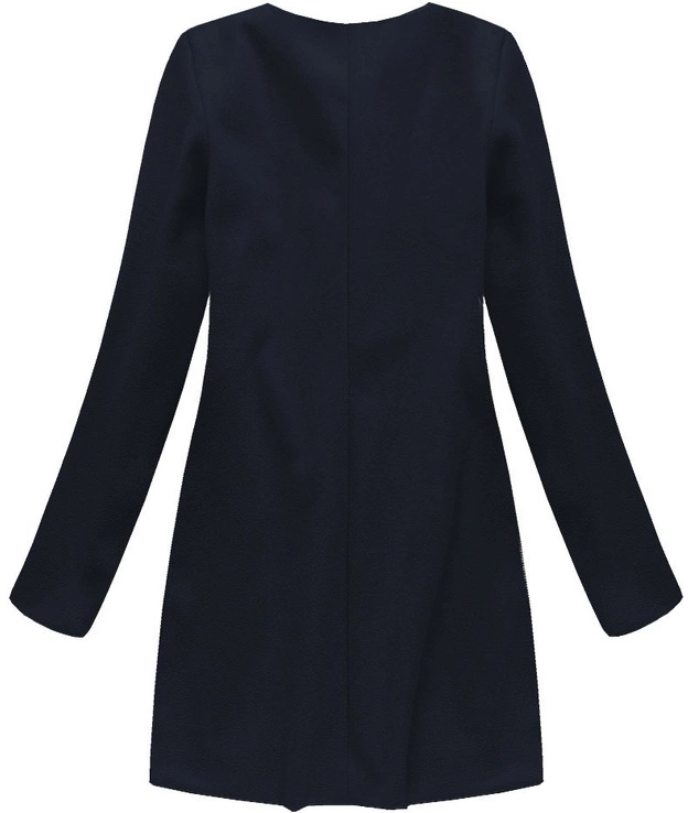 MINIMALISTYCZNY PŁASZCZ GRANATOWY (172/1ART)