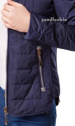 GRANATOWA KURTKA BH FOREVER (1502)