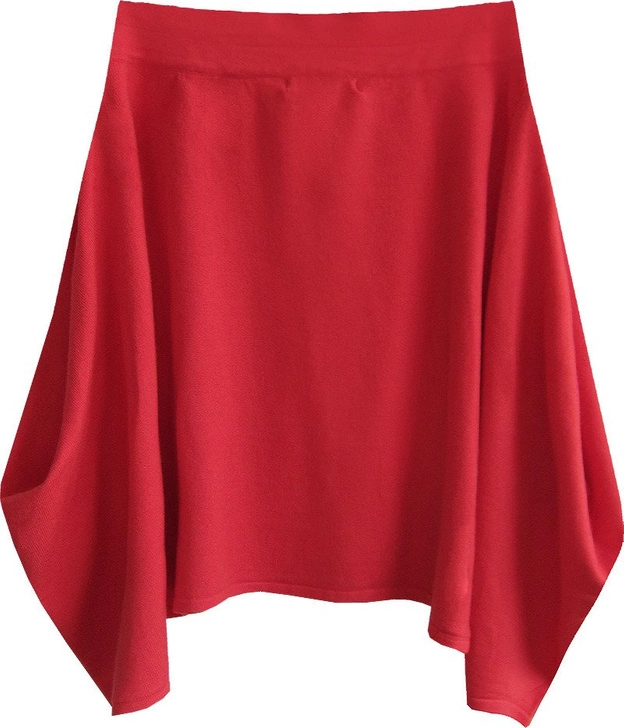 ASYMETRYCZNA SPÓDNICA CZERWONA (1551)