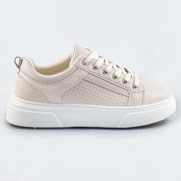 BUTY SPORTOWE DAMSKIE BEŻOWE (S221)