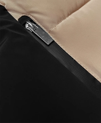 Krótka kurtka zimowa damska S'west beżowa (B8308-12)