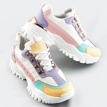 Kolorowe sneakersy damskie (ad-580)