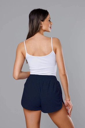 Sportowe spodenki damskie ciemny granat (8K951-25)