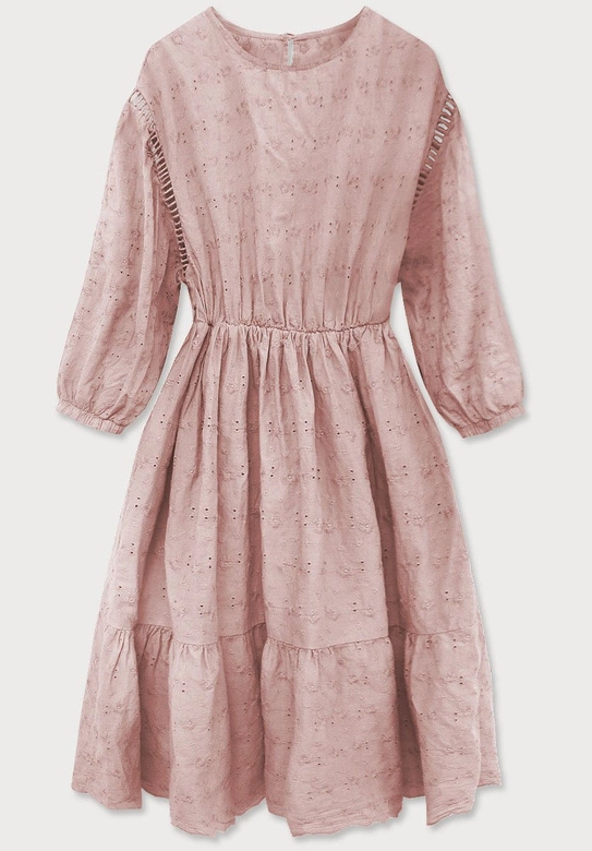 SUKIENKA Z BUFIASTYMI RĘKAWAMI ANTYCZNY RÓŻ (615ART)