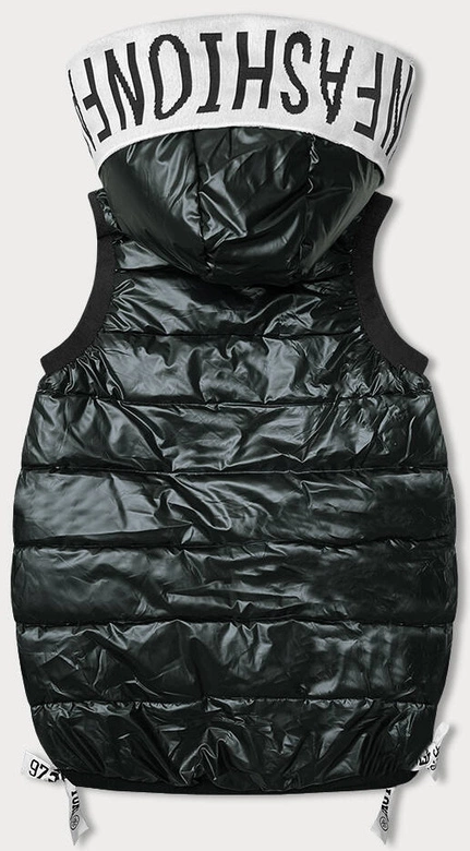 Bezrękawnik damski ze ściągaczami army (16M9115-136)