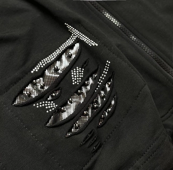 NARZUTKA DRESOWA DAMSKA CZARNA (58087)